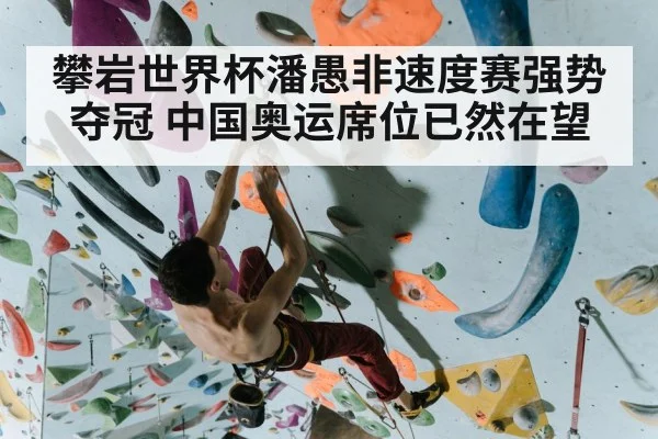 speed climbing athlete